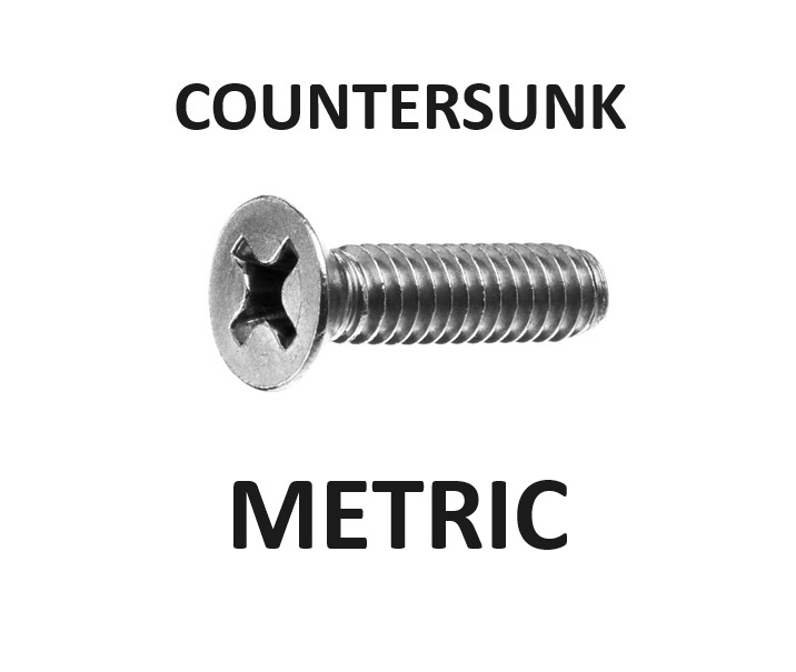 Metric Stainless Steel Machine Screws Countersunk Grade 304